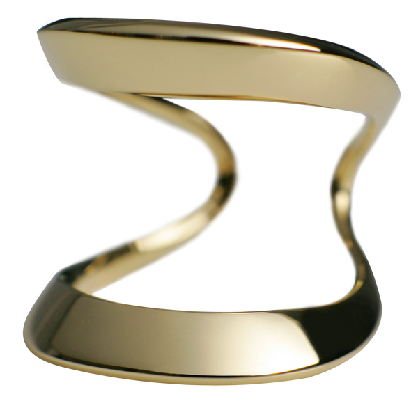 Double Ring Yellow Gold 18K