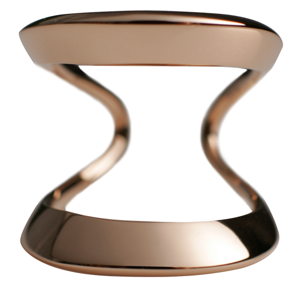 Double Ring Rose Gold 18K